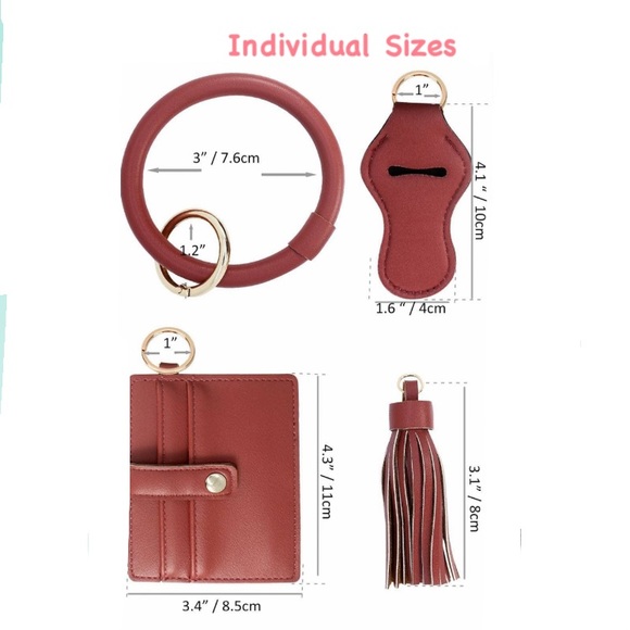 BIHRTC Wristlet Keychain Bracelet Wallet for Women - Picture 3 of 8